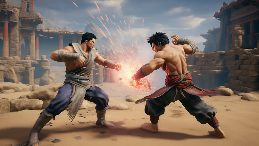 Kung Fu Karate Fight Game (Кунгфу карате бой оффлайн) МОД/Взлом [Деньги, Монеты и Меню MOD] Screenshot 3