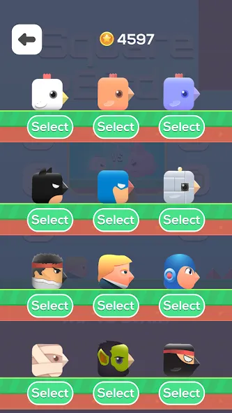 Square Bird - Flappy Chicken (Сквер Брд) МОД/Взлом [Много монет, Открытые уровни и Мега MOD] Screenshot 4