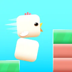 Скачать взломанную Square Bird - Flappy Chicken (Много денег) на андроид бесплатно
