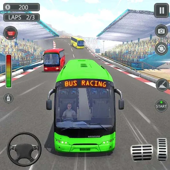 Coach Bus Games: Bus Simulator (Коуч Бас Геймс) МОД/Взлом [Много денег, Монет и Все открыто] Screenshot 1