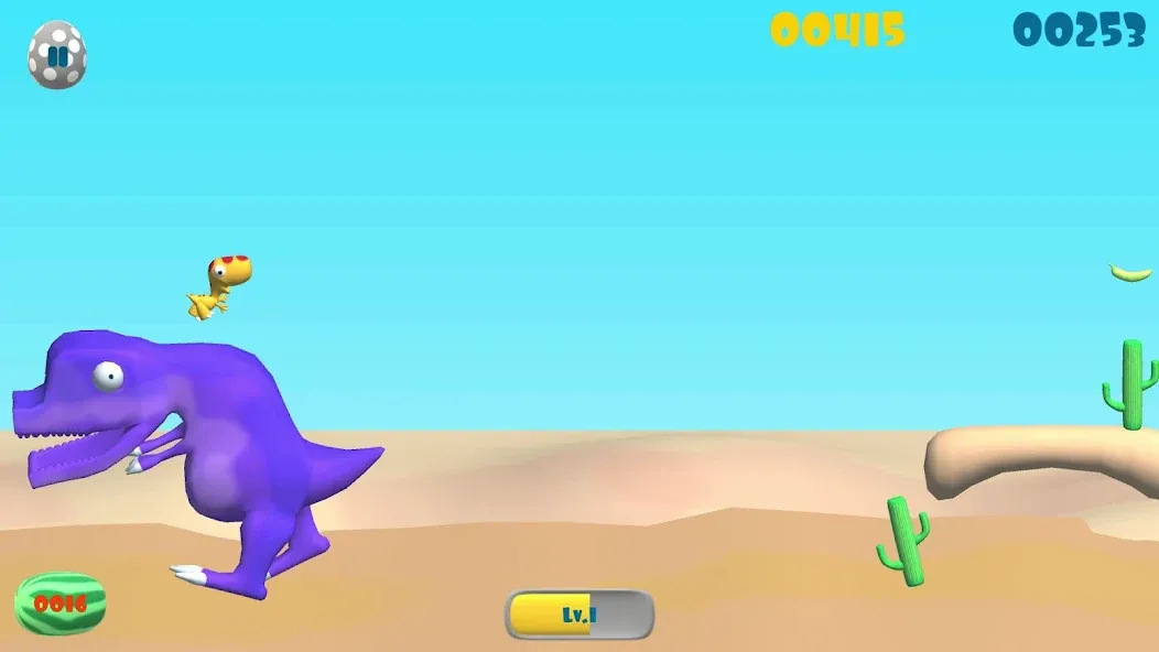 Dinosaur Run (Динозавр Ран) МОД/Взлом [Много денег, Монет и Все открыто] Screenshot 5