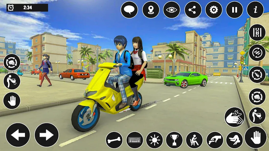 High School Boy Virtual Life МОД/Взлом [Много монет, Открытые уровни и Мега MOD] Screenshot 2