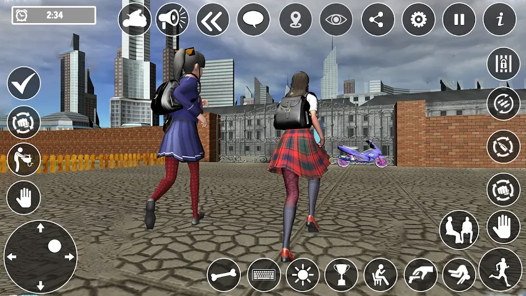 High School Boy Virtual Life МОД/Взлом [Много монет, Открытые уровни и Мега MOD] Screenshot 4