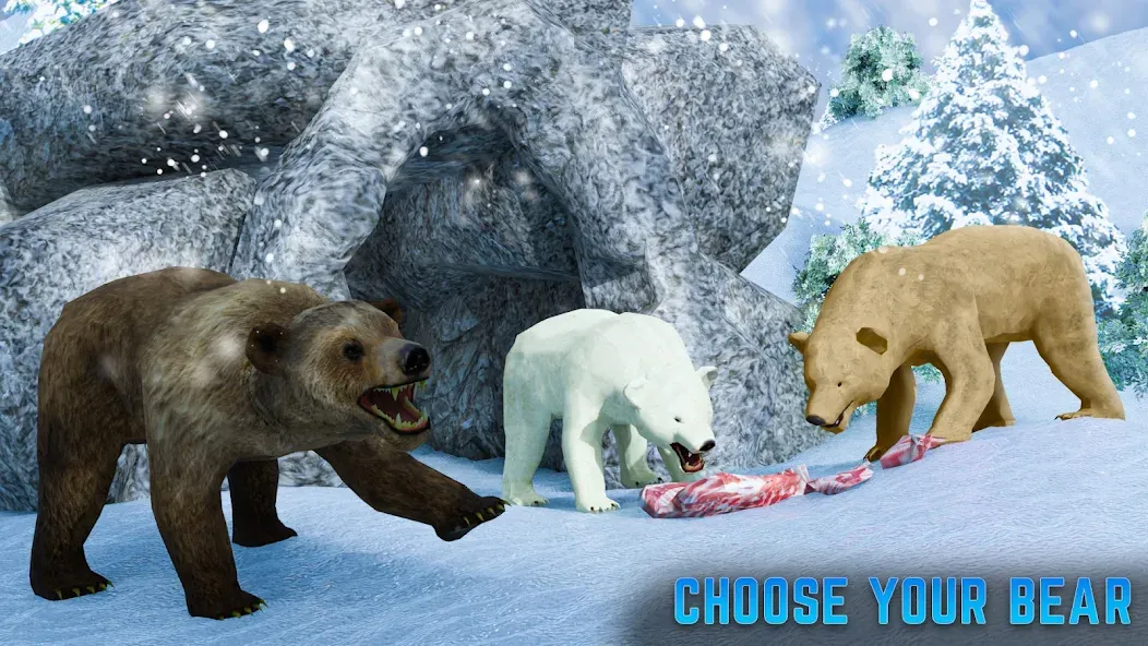 Polar Bear Family Survival МОД/Взлом [Деньги, Монеты и Меню MOD] Screenshot 2