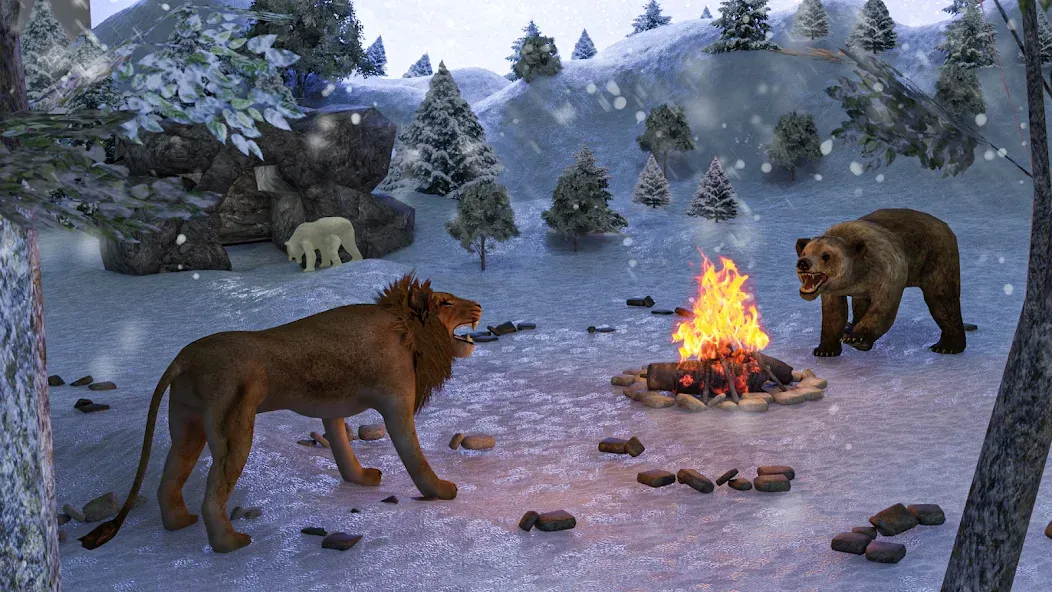 Polar Bear Family Survival МОД/Взлом [Деньги, Монеты и Меню MOD] Screenshot 3