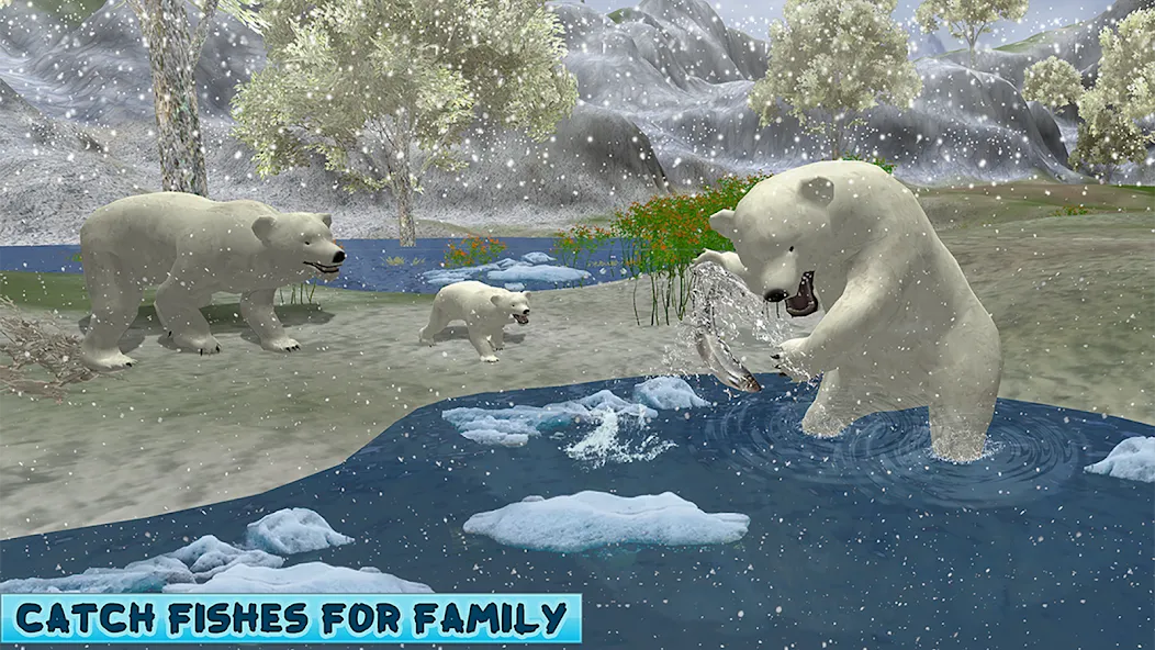Polar Bear Family Survival МОД/Взлом [Деньги, Монеты и Меню MOD] Screenshot 4