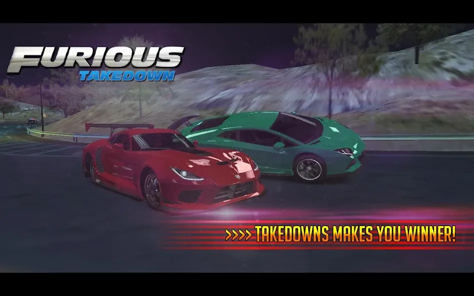 Furious: Takedown Racing (Фьюриъс) МОД/Взлом [Много денег, Монет и Все открыто] Screenshot 4