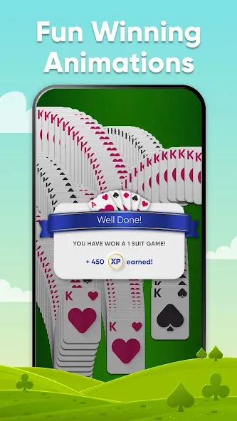 Spider Solitaire (Спайдер Солитер) МОД/Взлом [Бесконечные деньги, Монеты и Мега MOD] Screenshot 4
