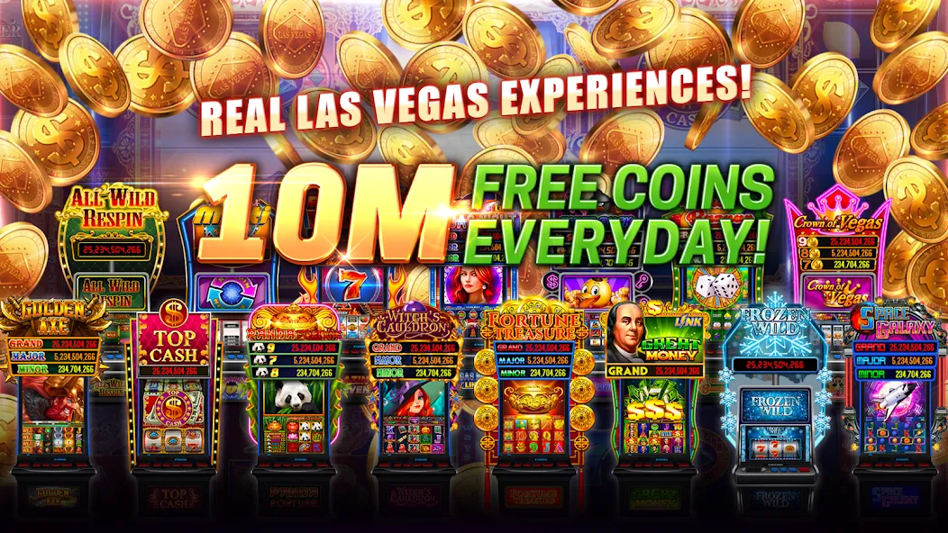 Play Las Vegas - Casino Slots (Плей Лас Вегас) МОД/Взлом [Все открыто, Дополнительные деньги и Меню MOD] Screenshot 1