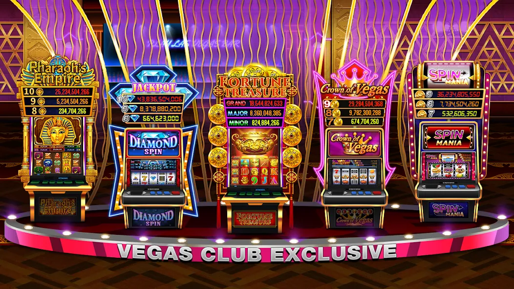 Play Las Vegas - Casino Slots (Плей Лас Вегас) МОД/Взлом [Все открыто, Дополнительные деньги и Меню MOD] Screenshot 2