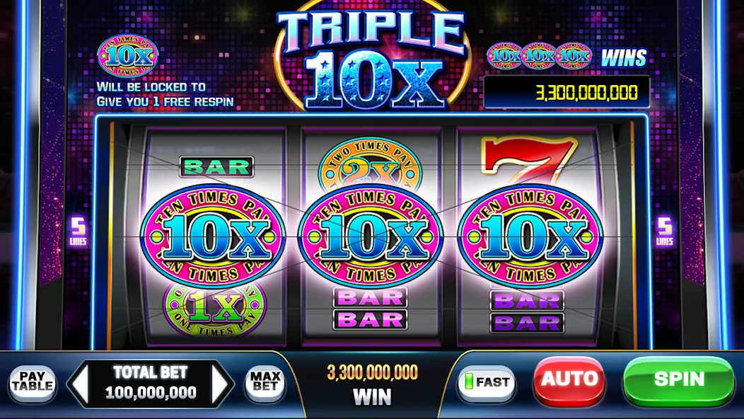 Play Las Vegas - Casino Slots (Плей Лас Вегас) МОД/Взлом [Все открыто, Дополнительные деньги и Меню MOD] Screenshot 3