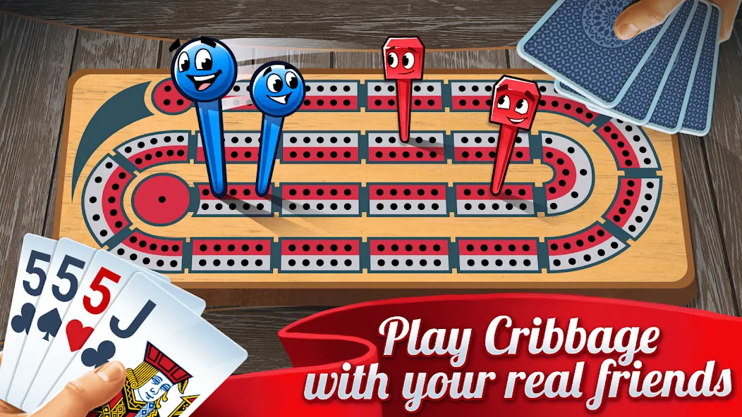 Ultimate Cribbage: Card Board (Ультимат Криббедж) МОД/Взлом [Много монет, Открытые уровни и Мега MOD] Screenshot 1