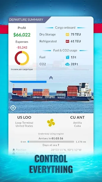 Shipping Manager - 2024 (Шиппинг менеджер) МОД/Взлом [Меню, Бесконечные монеты и Открытые уровни] Screenshot 2