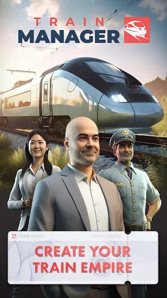 Train Manager - 2024 (Трейн Менеджер) МОД/Взлом [Все открыто, Дополнительные деньги и Меню MOD] Screenshot 1