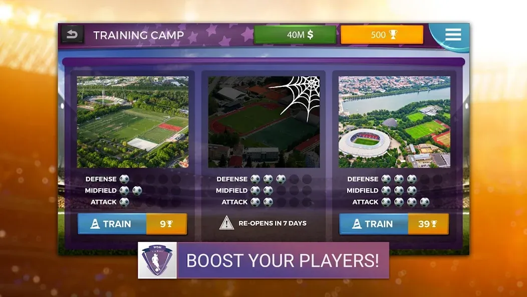 WSM - Women's Soccer Manager (ВСМ) МОД/Взлом [Деньги, Монеты и Меню MOD] Screenshot 3