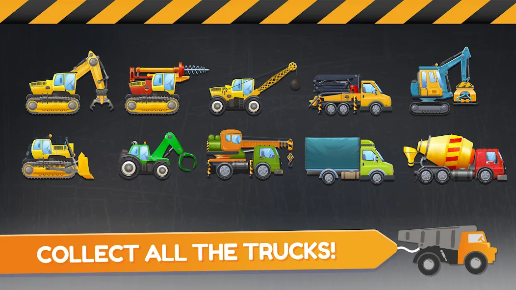 Build a House: Building Trucks МОД/Взлом [Меню, Бесконечные монеты и Открытые уровни] Screenshot 1
