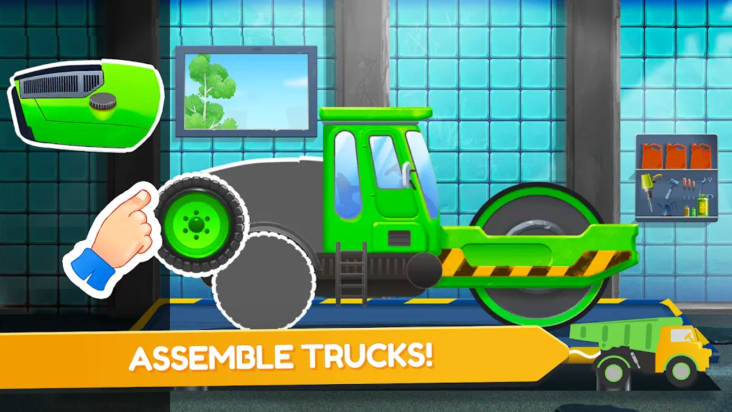 Build a House: Building Trucks МОД/Взлом [Меню, Бесконечные монеты и Открытые уровни] Screenshot 3