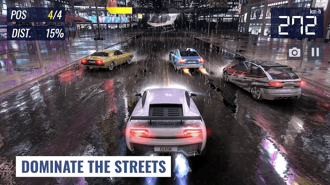 Racing Clash (Рейсинг Клэш) МОД/Взлом [Бесконечные деньги, Монеты и Мега MOD] Screenshot 2