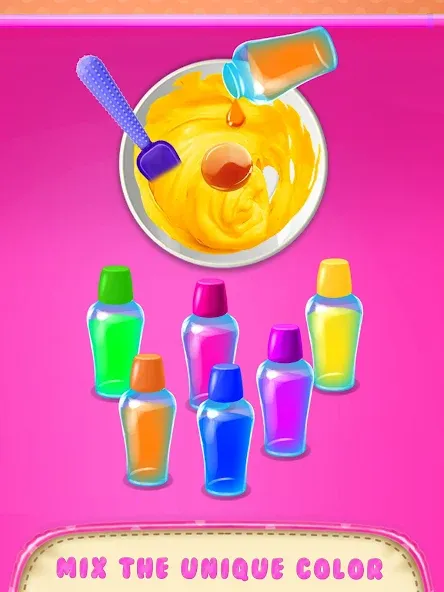 Make Fluffy Slime Maker Game МОД/Взлом [Меню, Бесконечные монеты и Открытые уровни] Screenshot 3