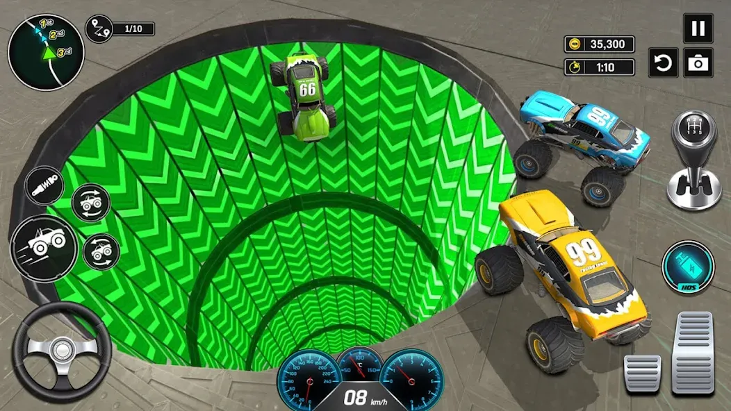 Monster Truck Games- Car Games МОД/Взлом [Бесконечные деньги, Монеты и Мега MOD] Screenshot 5