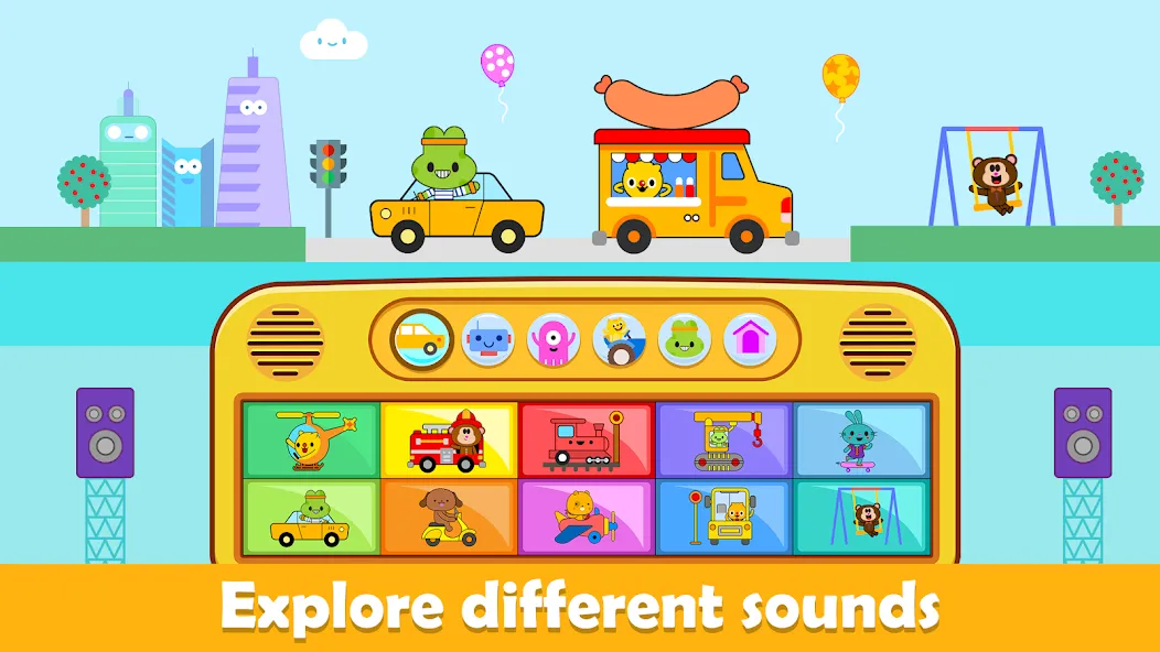 Baby Piano Kids Music Games МОД/Взлом [Много денег, Монет и Все открыто] Screenshot 2