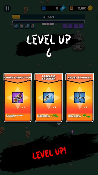 NINJA SURVIVOR.io МОД/Взлом [Много монет, Открытые уровни и Мега MOD] Screenshot 4