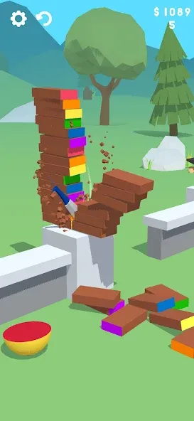 Slice It All! МОД/Взлом [Много денег, Монет и Все открыто] Screenshot 4