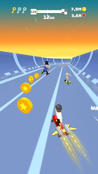 Turbo Stars - Rival Racing (Турбо Старс) МОД/Взлом [Деньги, Монеты и Меню MOD] Screenshot 2