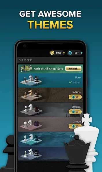 Chess Stars Multiplayer Online (Чесс Старс) МОД/Взлом [Много монет, Открытые уровни и Мега MOD] Screenshot 4