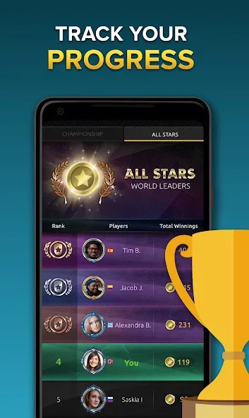 Chess Stars Multiplayer Online (Чесс Старс) МОД/Взлом [Много монет, Открытые уровни и Мега MOD] Screenshot 5