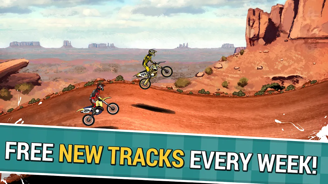 Mad Skills Motocross 2 (Мад Скилс Мотокросс 2) МОД/Взлом [Деньги, Монеты и Меню MOD] Screenshot 5