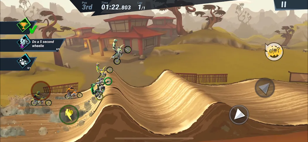 Mad Skills Motocross 3 (Мэд Скиллз Мотокросс 3) МОД/Взлом [Бесконечные деньги, Монеты и Мега MOD] Screenshot 1
