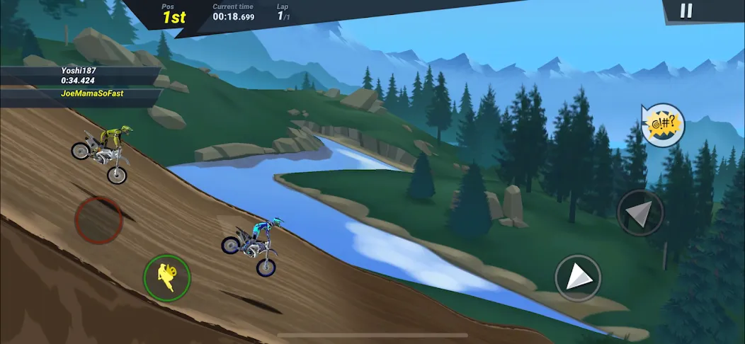 Mad Skills Motocross 3 (Мэд Скиллз Мотокросс 3) МОД/Взлом [Бесконечные деньги, Монеты и Мега MOD] Screenshot 3