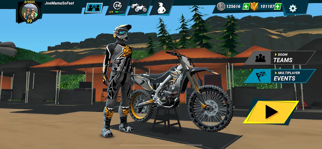Mad Skills Motocross 3 (Мэд Скиллз Мотокросс 3) МОД/Взлом [Бесконечные деньги, Монеты и Мега MOD] Screenshot 4