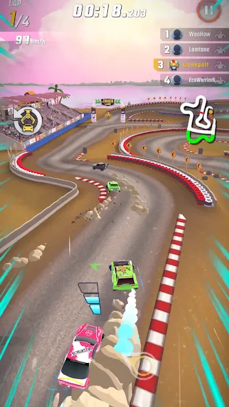 Rally Clash - Car Racing Game (Ралли Клаш) МОД/Взлом [Бесконечные деньги, Монеты и Мега MOD] Screenshot 1