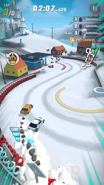 Rally Clash - Car Racing Game (Ралли Клаш) МОД/Взлом [Бесконечные деньги, Монеты и Мега MOD] Screenshot 2