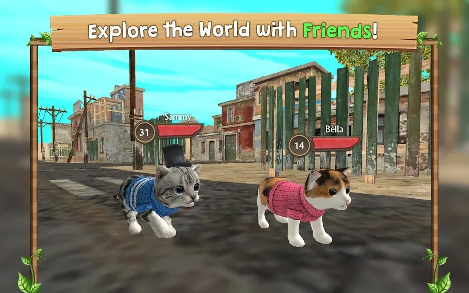 Cat Sim Online: Play with Cats МОД/Взлом [Много денег, Монет и Все открыто] Screenshot 4