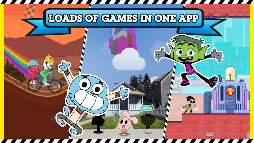 Cartoon Network GameBox (Картун Нетворк ГеймБокс) МОД/Взлом [Меню, Бесконечные монеты и Открытые уровни] Screenshot 2