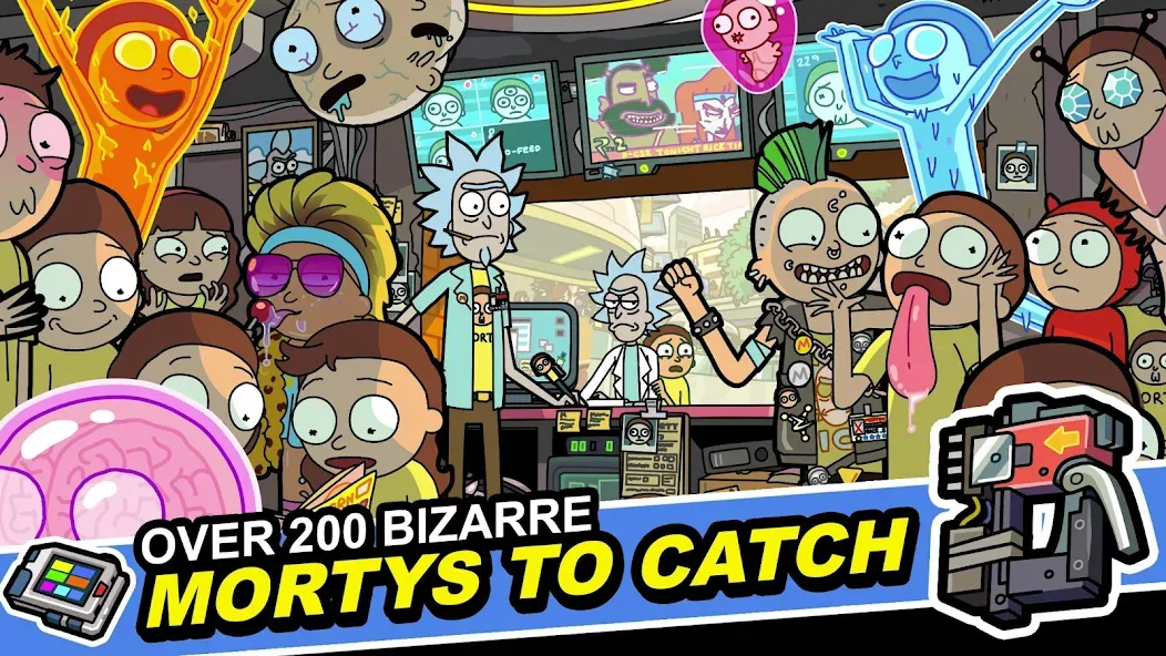 Rick and Morty: Pocket Mortys (Покет Мортис) МОД/Взлом [Все открыто, Дополнительные деньги и Меню MOD] Screenshot 4