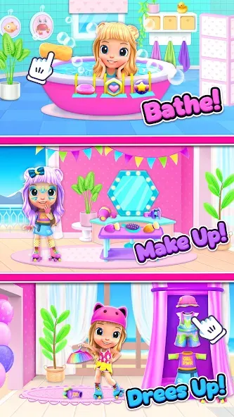 Cutie Care - Sweet Babysitter МОД/Взлом [Много монет, Открытые уровни и Мега MOD] Screenshot 2