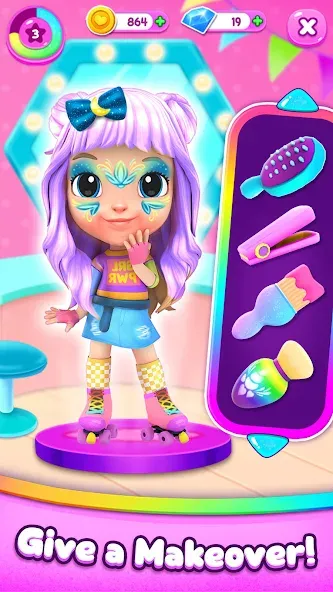 Cutie Care - Sweet Babysitter МОД/Взлом [Много монет, Открытые уровни и Мега MOD] Screenshot 3