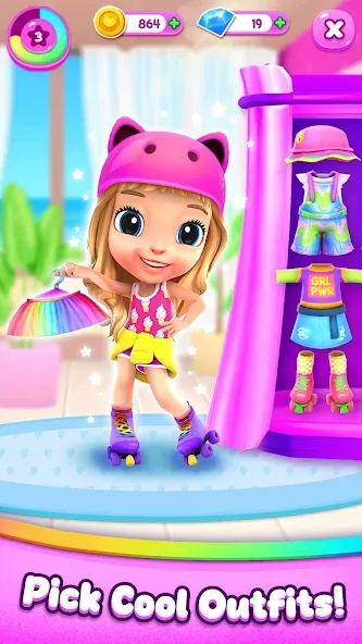 Cutie Care - Sweet Babysitter МОД/Взлом [Много монет, Открытые уровни и Мега MOD] Screenshot 4