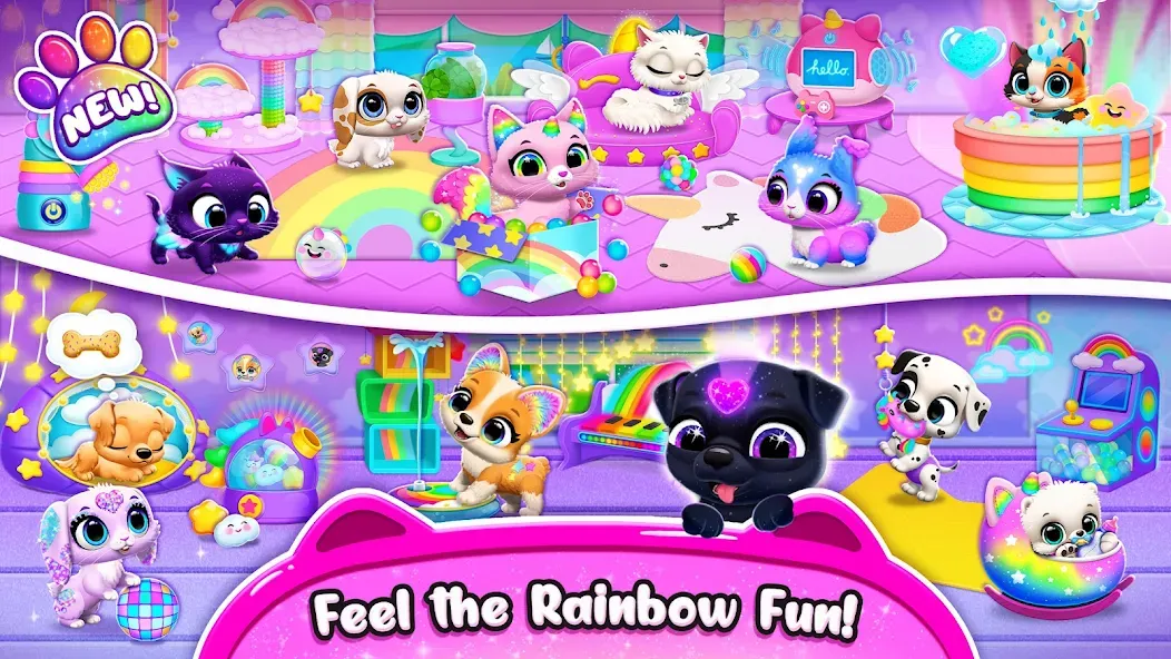 Floof - My Pet House (Флооф) МОД/Взлом [Много денег, Монет и Все открыто] Screenshot 2