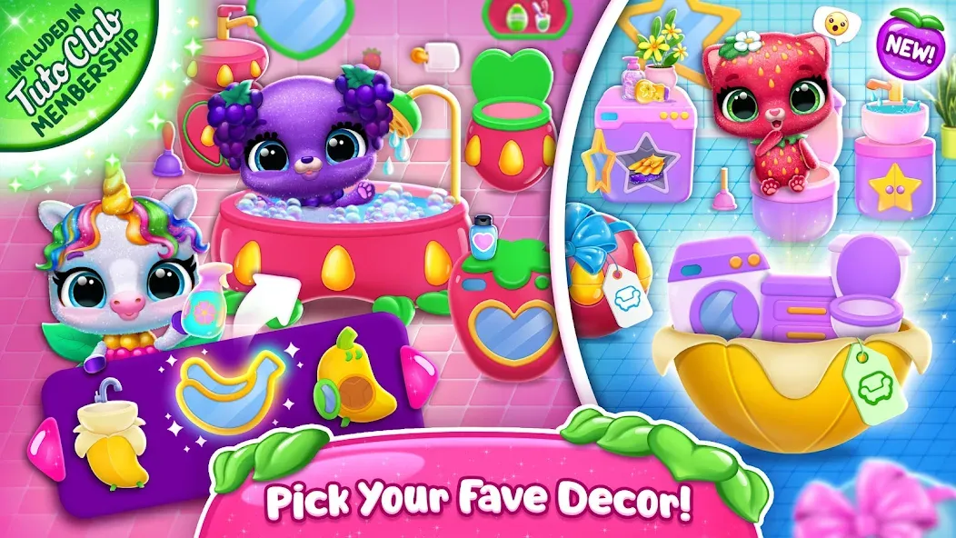 Fruitsies - Pet Friends (Фрутсиз) МОД/Взлом [Все открыто, Дополнительные деньги и Меню MOD] Screenshot 1