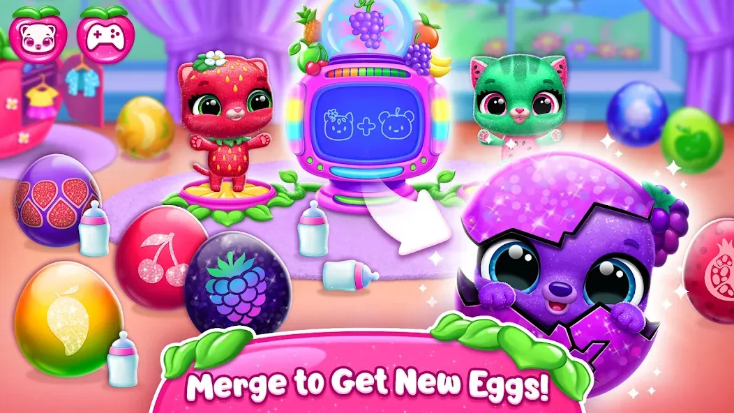 Fruitsies - Pet Friends (Фрутсиз) МОД/Взлом [Все открыто, Дополнительные деньги и Меню MOD] Screenshot 3