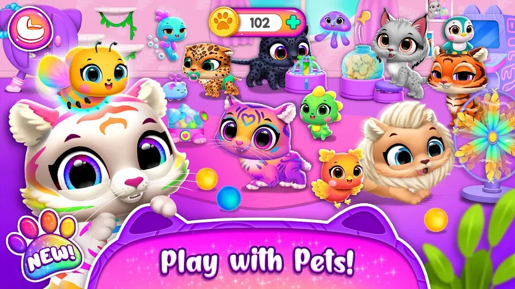 Jungle Floof - Island Pet Care (Джангл Флооф) МОД/Взлом [Все открыто, Дополнительные деньги и Меню MOD] Screenshot 2