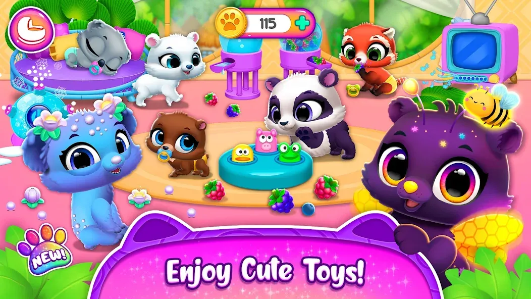 Jungle Floof - Island Pet Care (Джангл Флооф) МОД/Взлом [Все открыто, Дополнительные деньги и Меню MOD] Screenshot 3