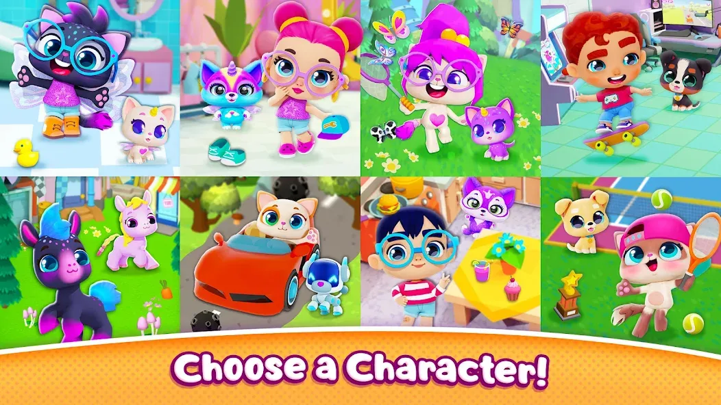 Pocket Town - Animal World МОД/Взлом [Много денег, Монет и Все открыто] Screenshot 2