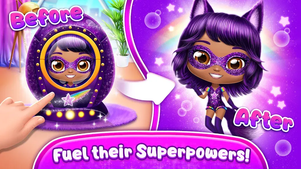 Power Girls - Fantastic Heroes МОД/Взлом [Деньги, Монеты и Меню MOD] Screenshot 5
