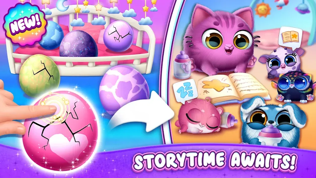 Smolsies 2 - Cute Pet Stories (Смолсис 2) МОД/Взлом [Много монет, Открытые уровни и Мега MOD] Screenshot 4
